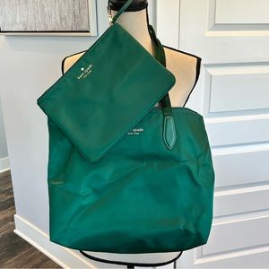 GUC Kate Spade Packable Tote with Wristlet